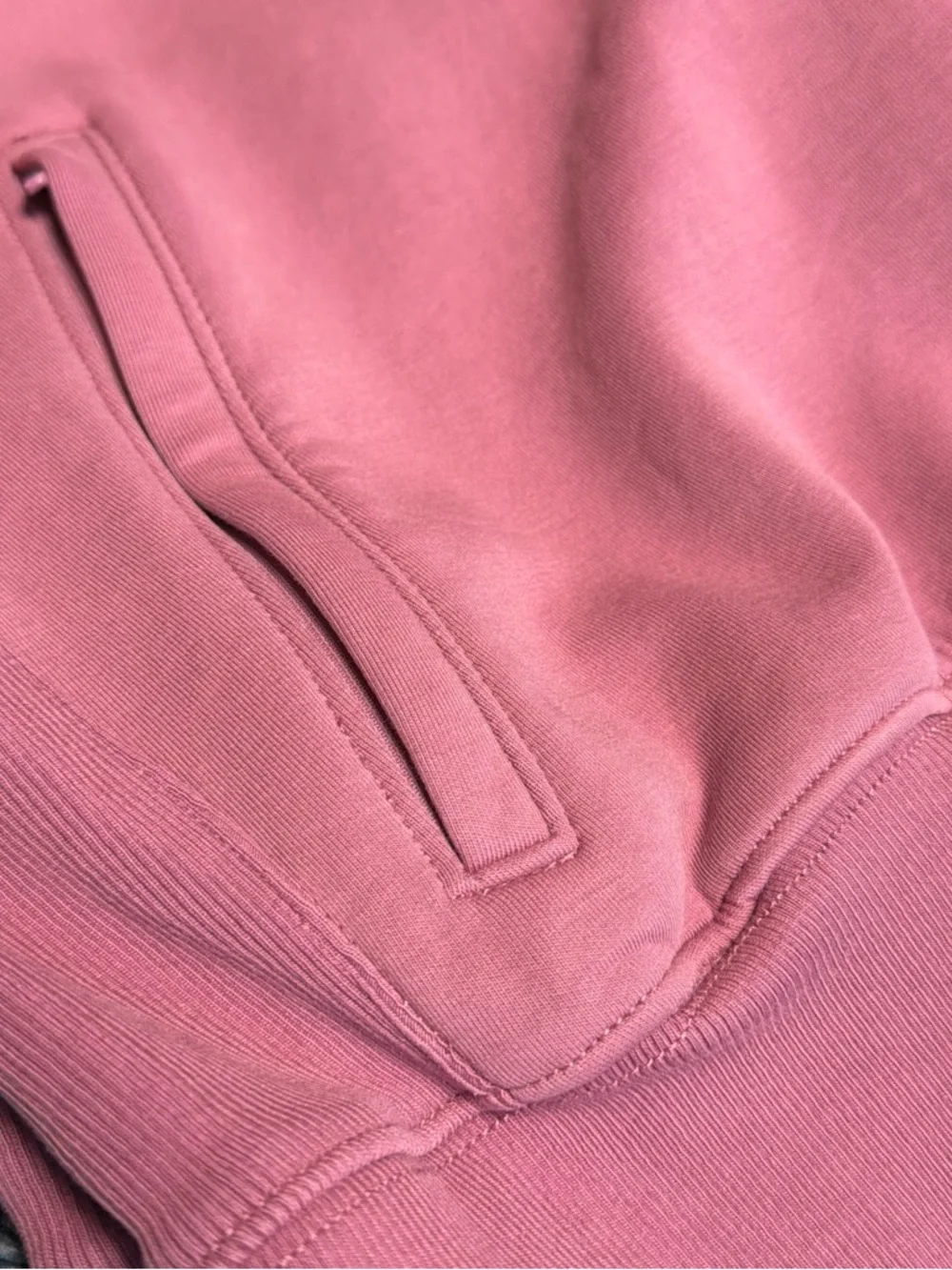 Abercrombie YPB Neoknit Max Zip Hoodie Pink Oversized Fleece Jacket Large